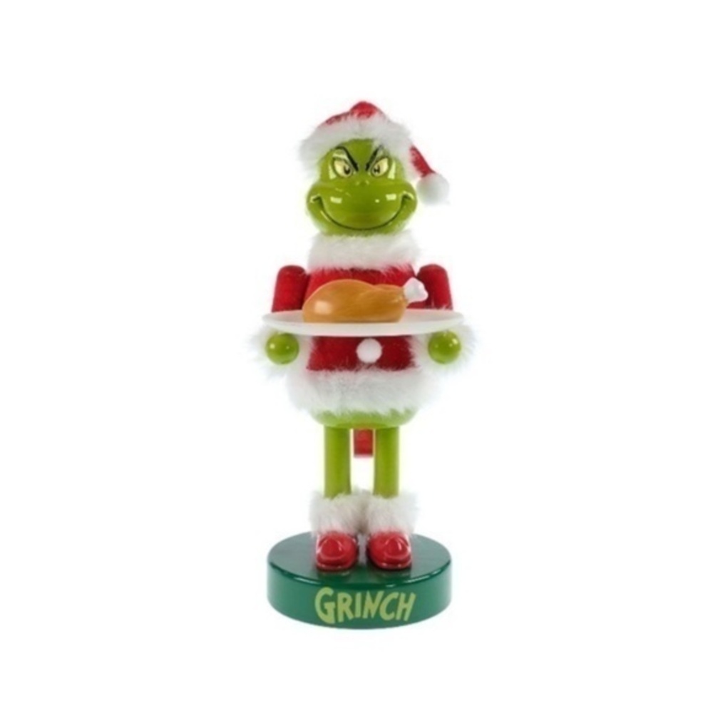 NWT. DR. SEUSS Grinch 11” Wooden Nutcracker